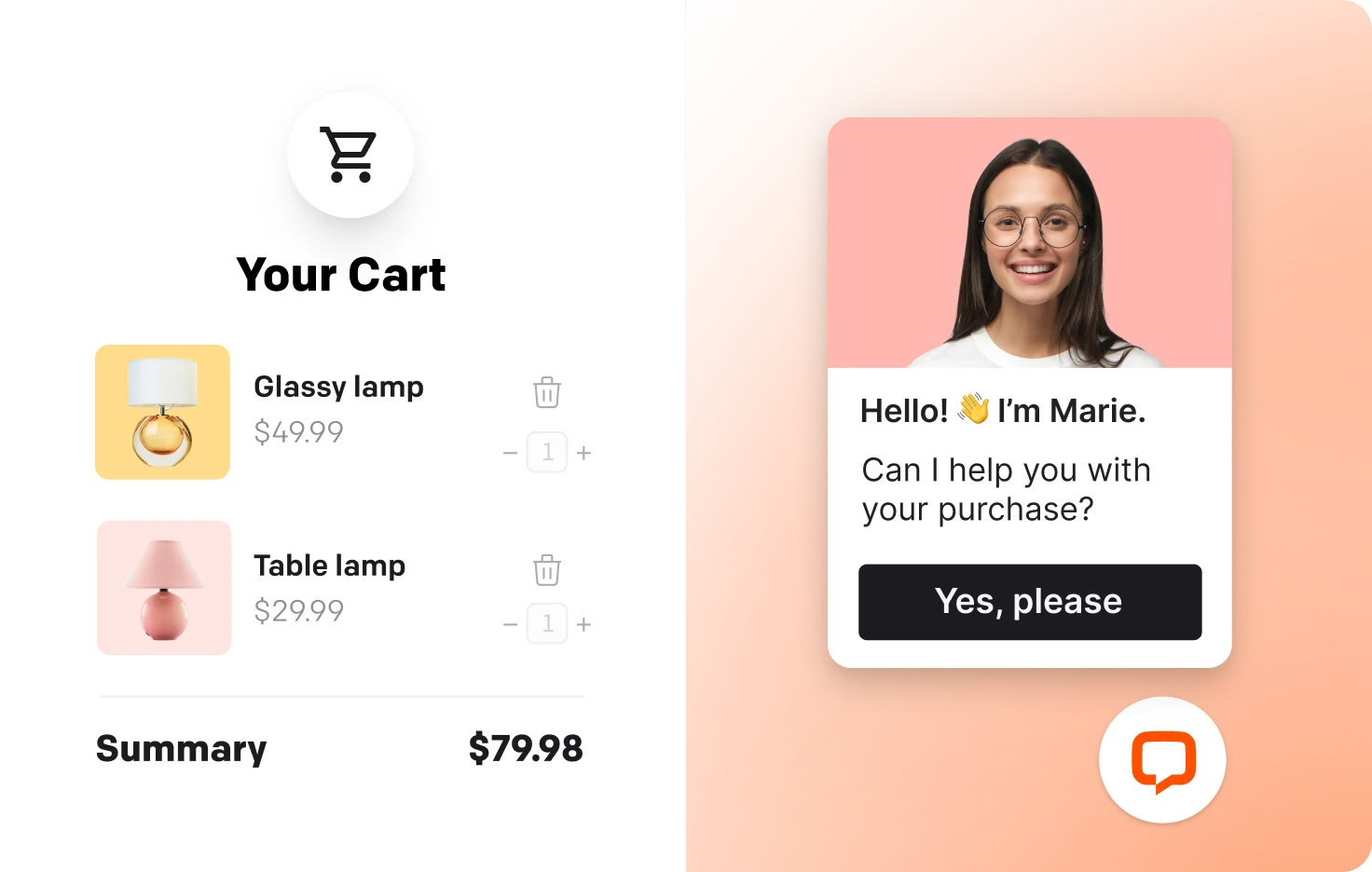 proactive campaigns in live chat